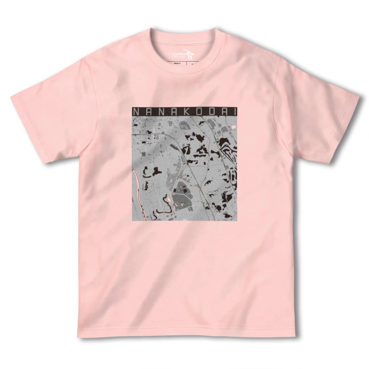 【七光台(千葉県)】地図柄ヘビーウェイトTシャツ