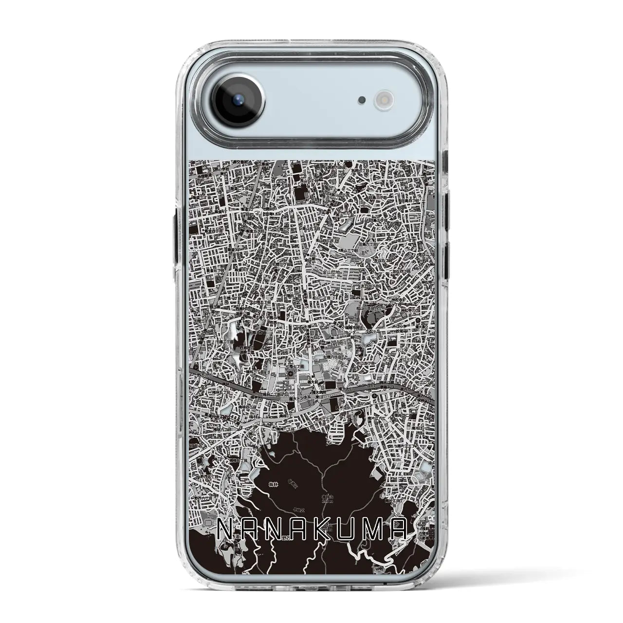 【七隈(福岡県)】地図柄iPhoneケース(MagSafeタイプ)