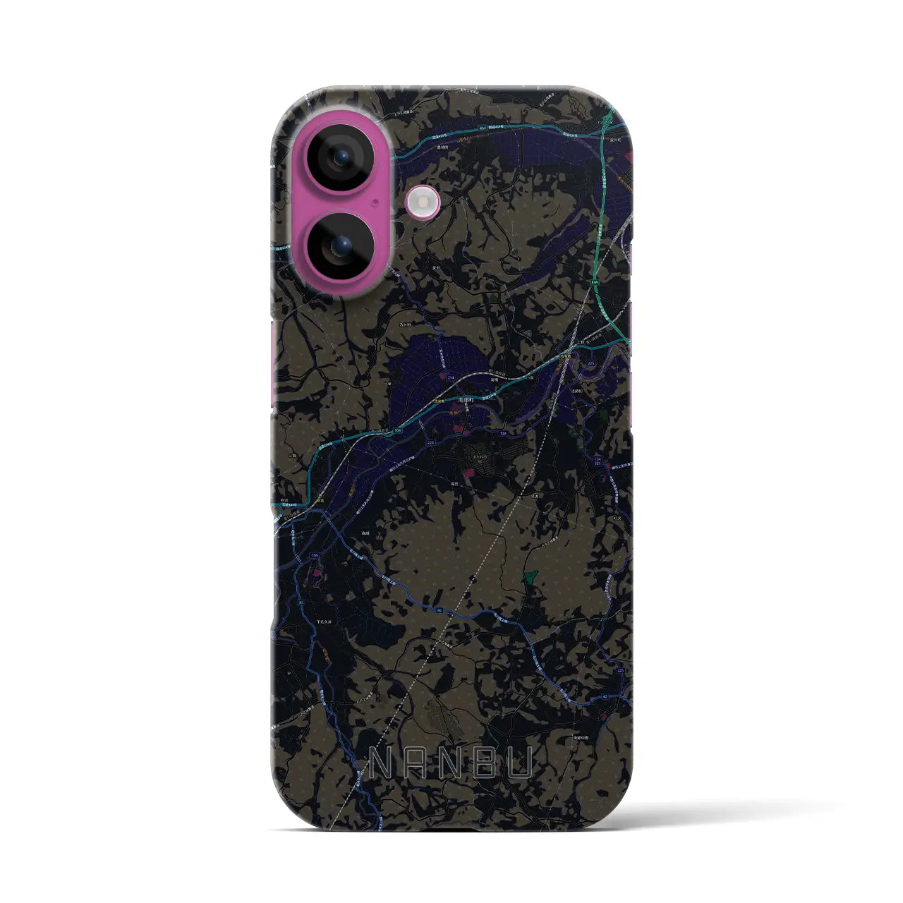 【南部(青森県)】地図柄iPhoneケース(バックカバータイプ)