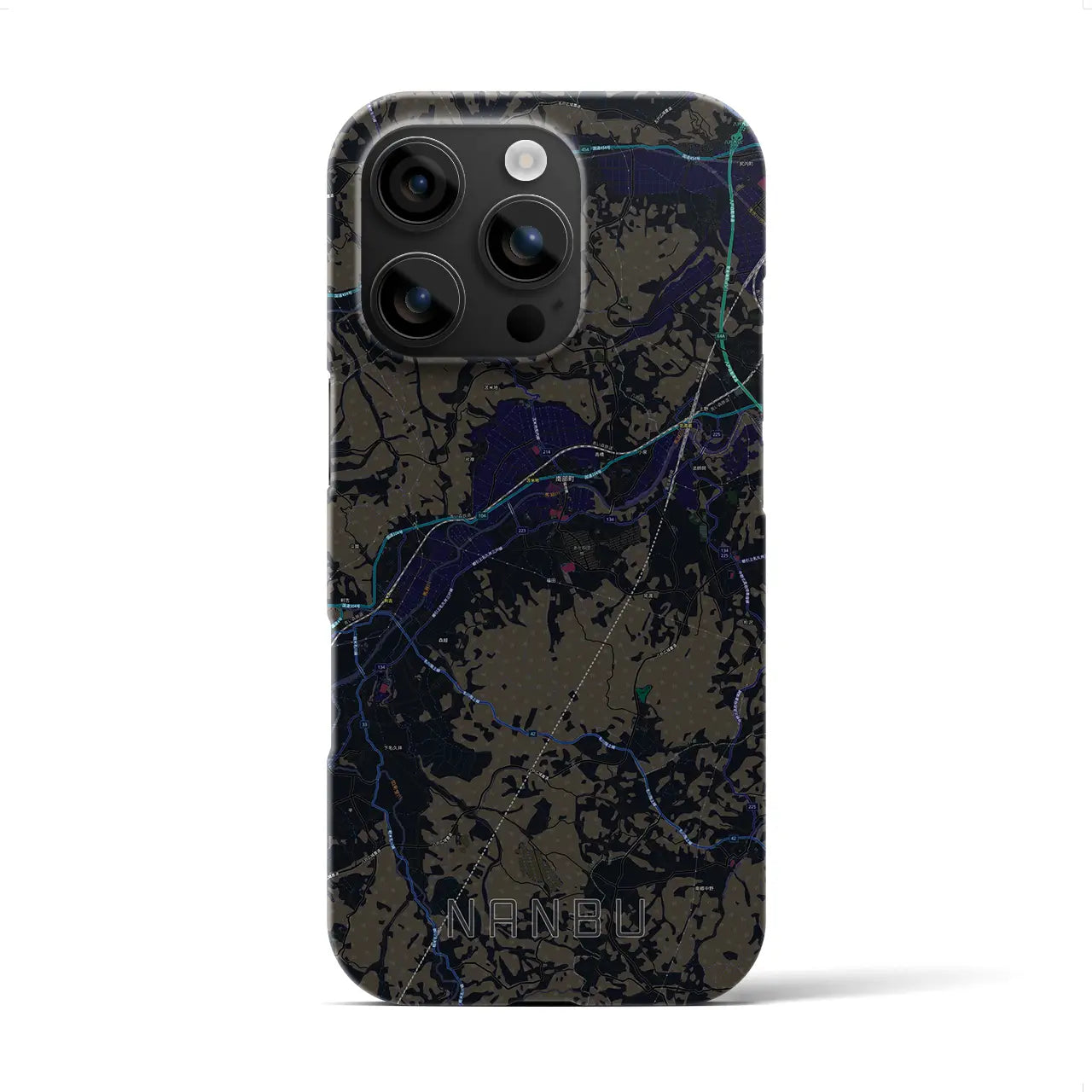 【南部(青森県)】地図柄iPhoneケース(バックカバータイプ)