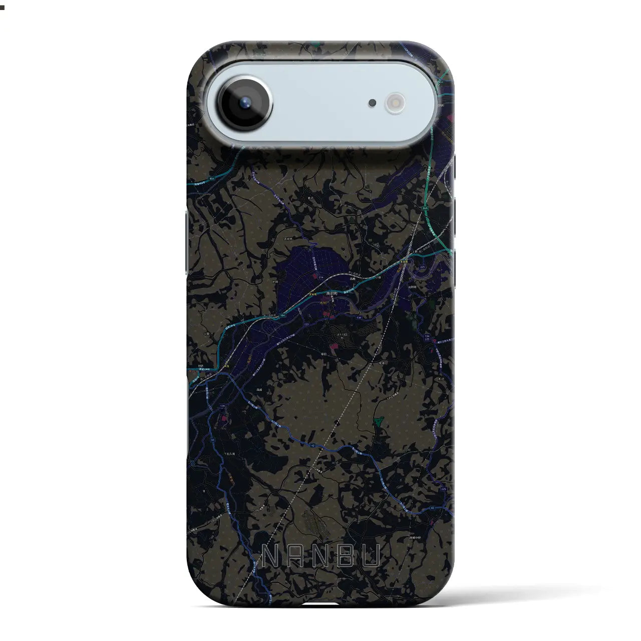 【南部(青森県)】地図柄iPhoneケース(バックカバータイプ)