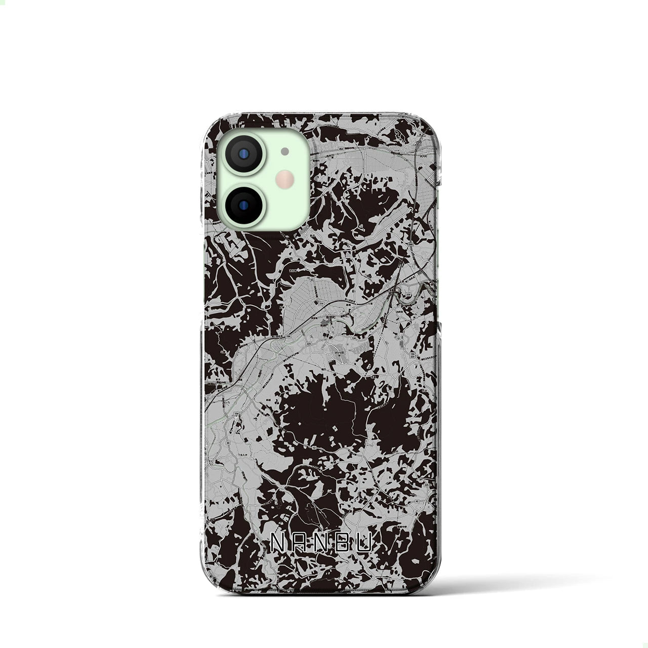 【南部(青森県)】地図柄iPhoneケース(クリアタイプ)