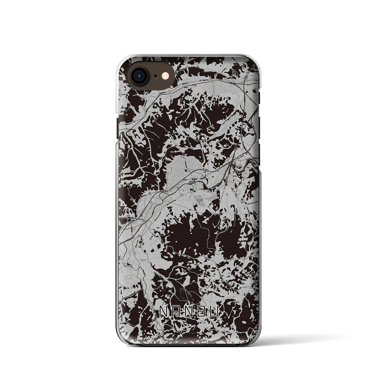 【南部(青森県)】地図柄iPhoneケース(クリアタイプ)