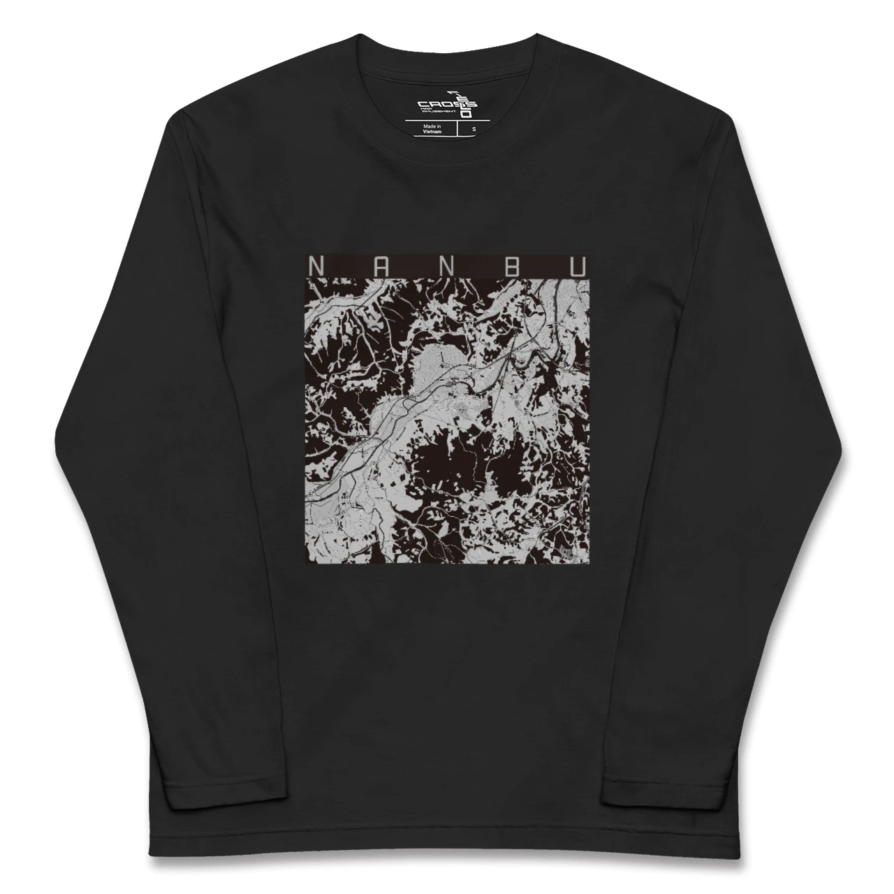 【南部(青森県)】地図柄ロングスリーブTシャツ