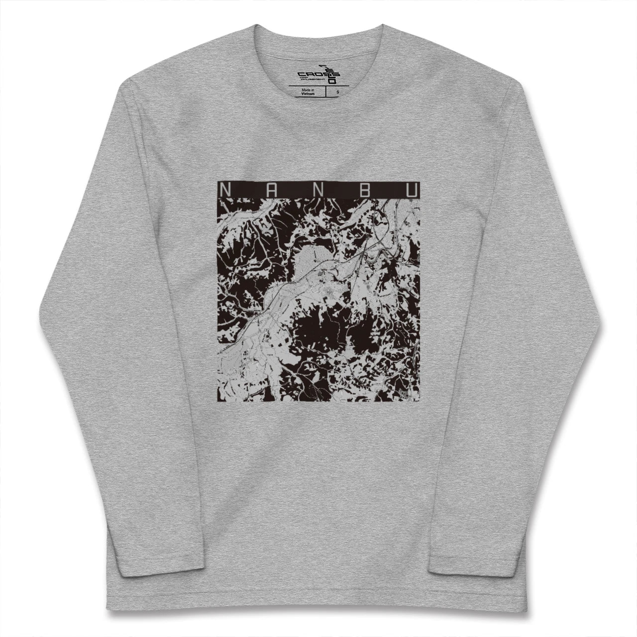 【南部(青森県)】地図柄ロングスリーブTシャツ