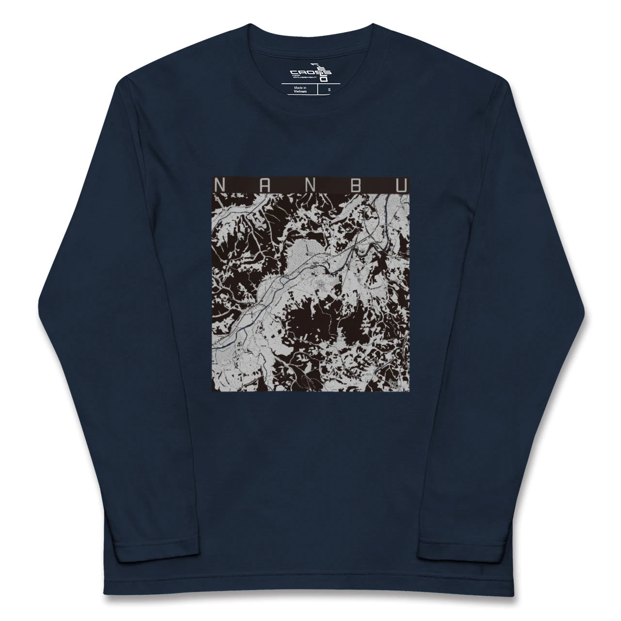 【南部(青森県)】地図柄ロングスリーブTシャツ