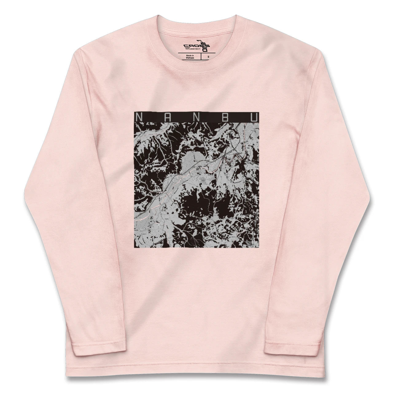 【南部(青森県)】地図柄ロングスリーブTシャツ