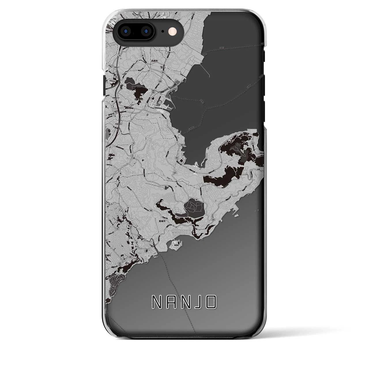 【南城(沖縄県)】地図柄iPhoneケース(クリアタイプ)