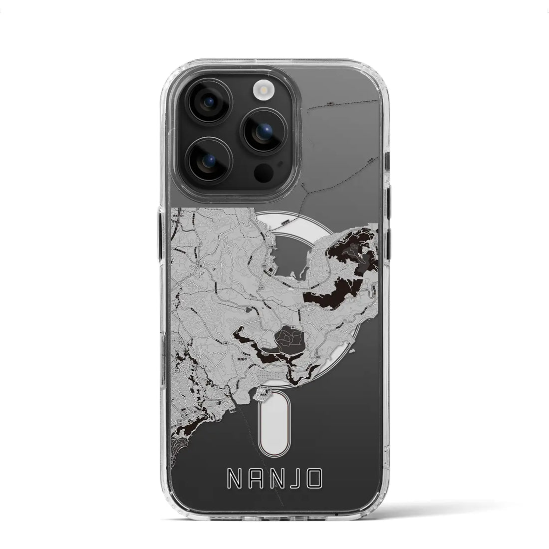 【南城(沖縄県)】地図柄iPhoneケース(MagSafeタイプ)