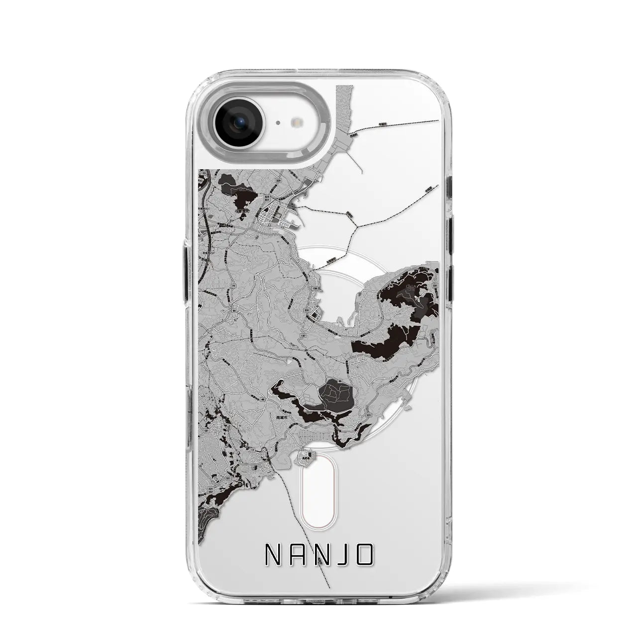 【南城(沖縄県)】地図柄iPhoneケース(MagSafeタイプ)