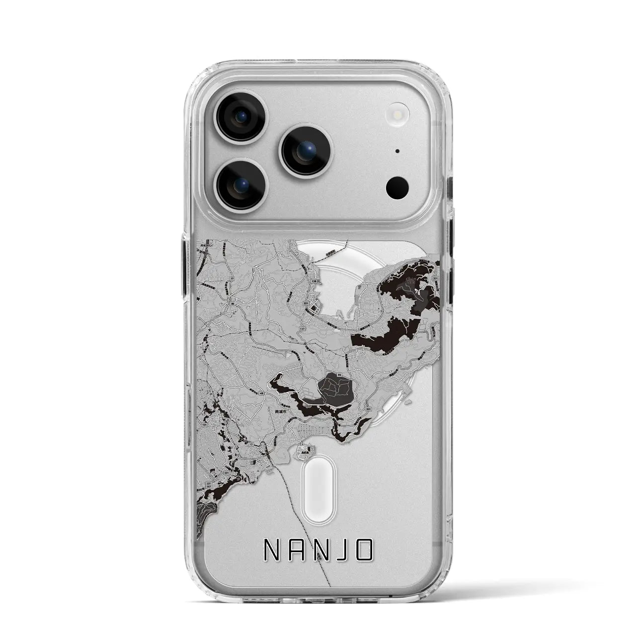 【南城(沖縄県)】地図柄iPhoneケース(MagSafeタイプ)