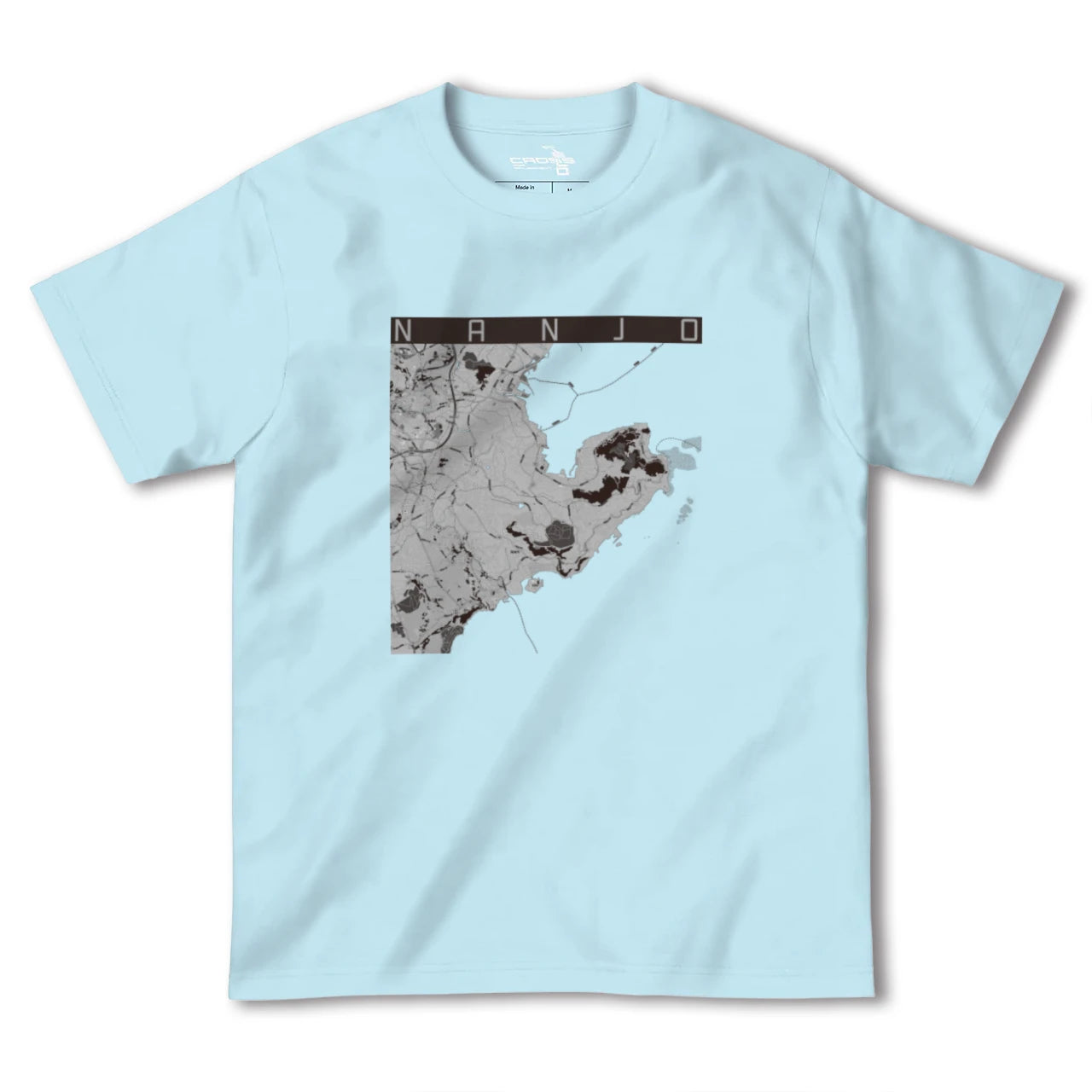 【南城(沖縄県)】地図柄ヘビーウェイトTシャツ