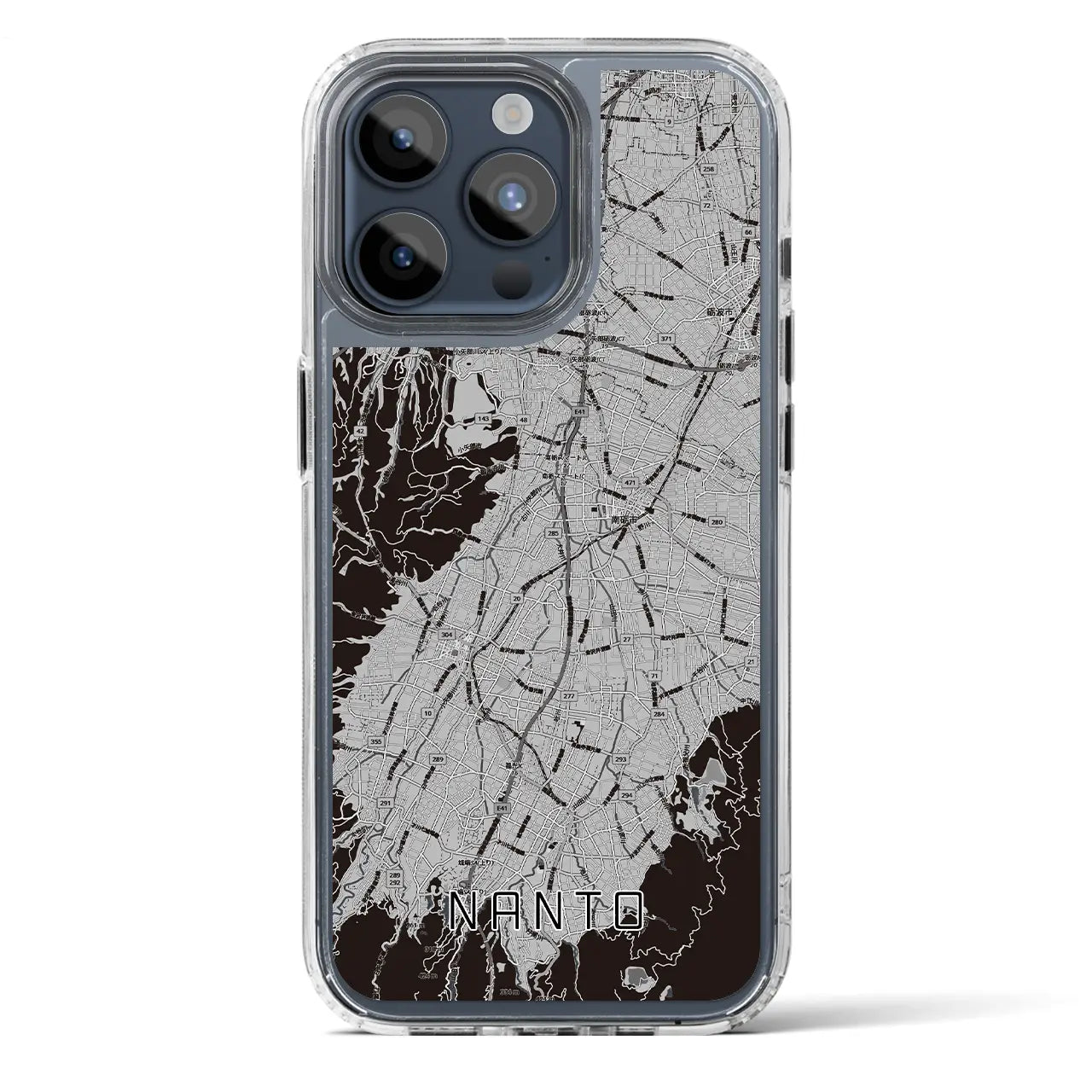 【南砺(富山県)】地図柄iPhoneケース(MagSafeタイプ)