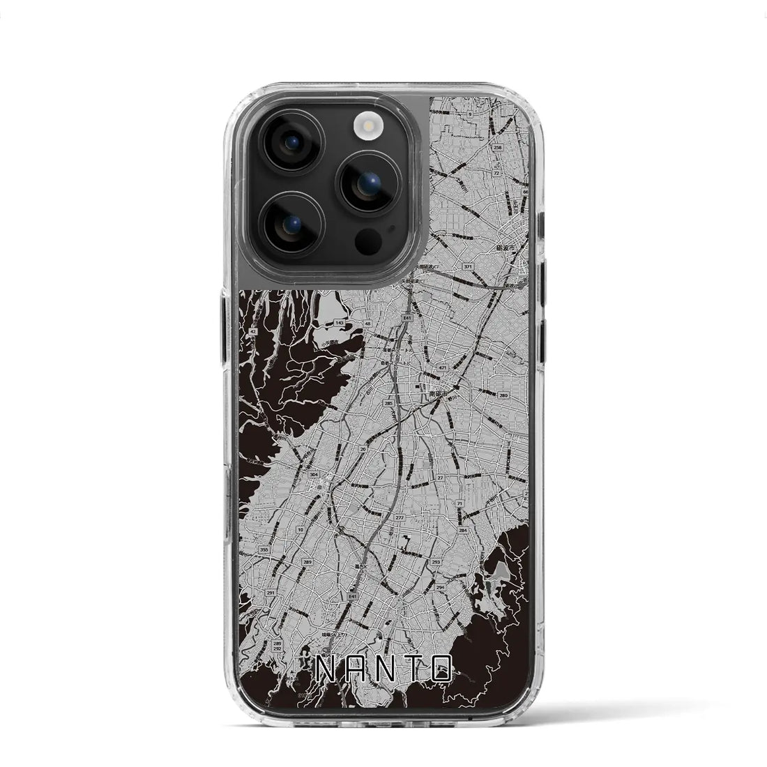 【南砺(富山県)】地図柄iPhoneケース(MagSafeタイプ)