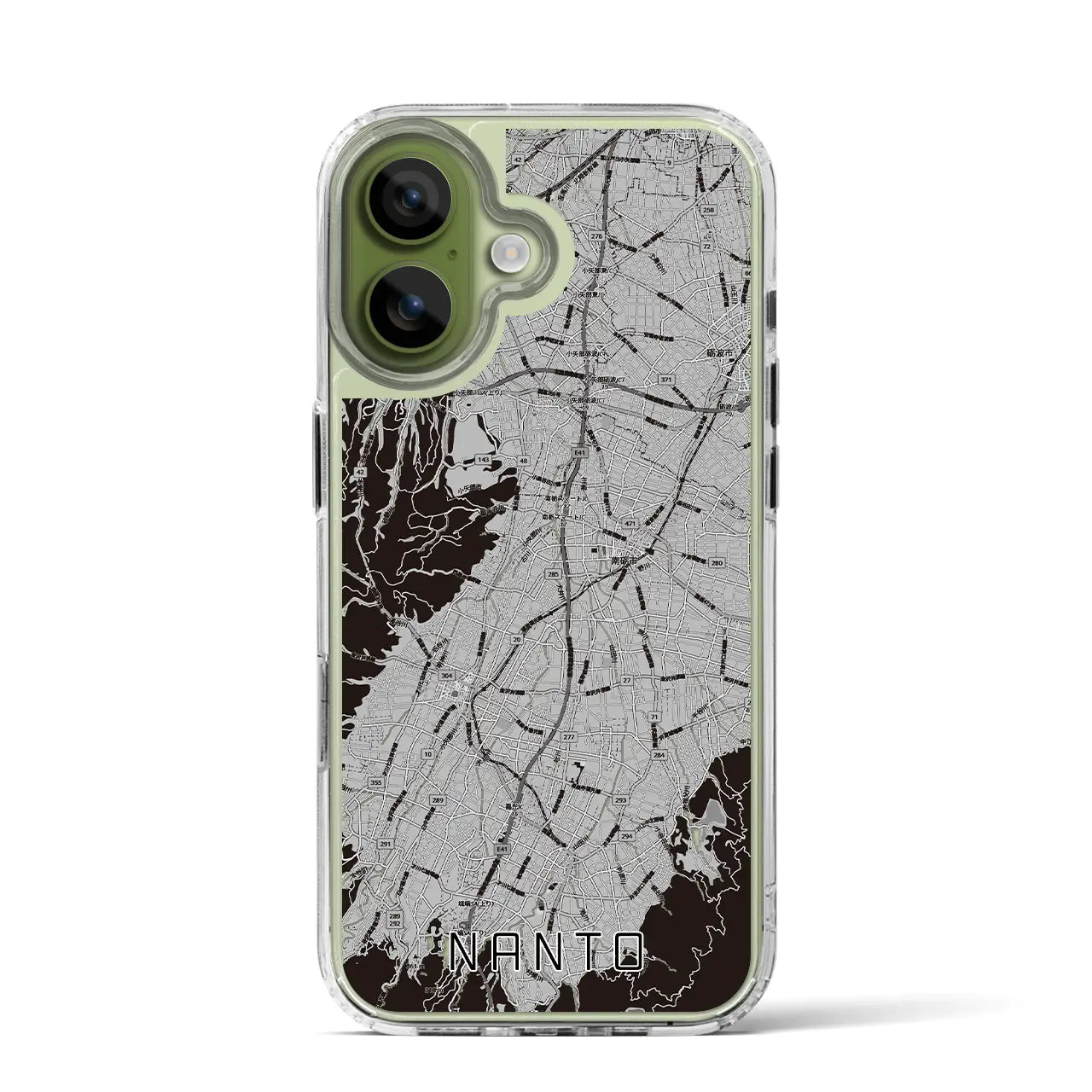 【南砺(富山県)】地図柄iPhoneケース(MagSafeタイプ)