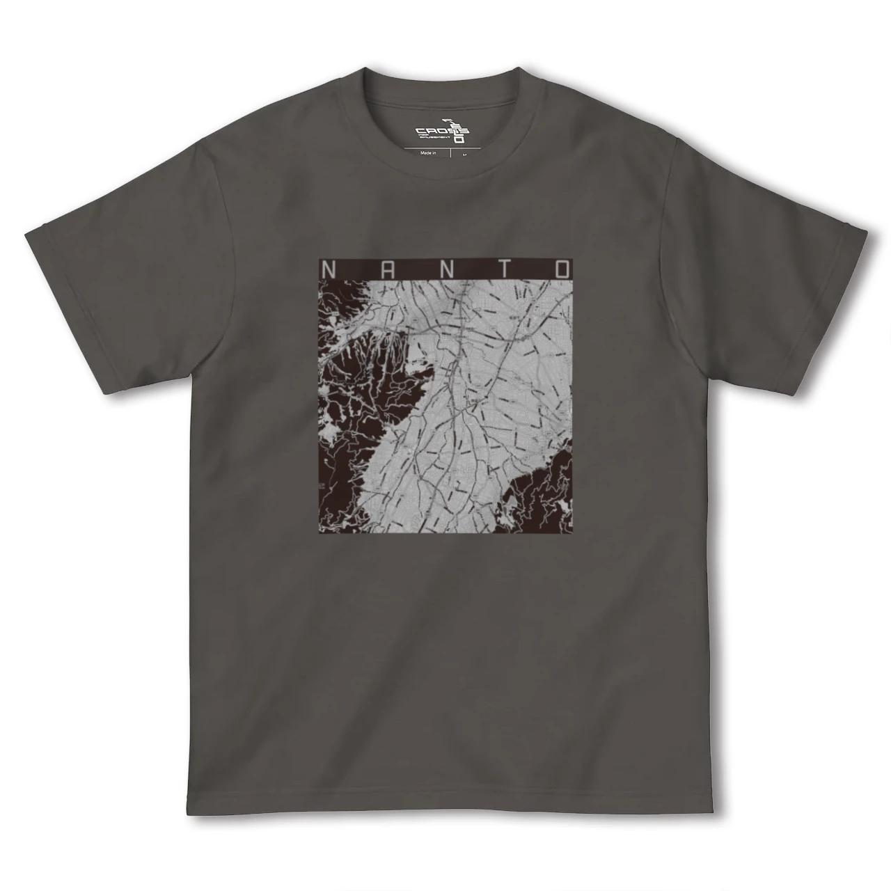 【南砺(富山県)】地図柄ヘビーウェイトTシャツ