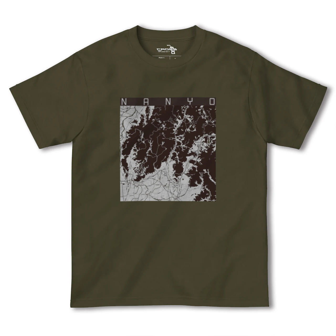 【南陽(山形県)】地図柄ヘビーウェイトTシャツ