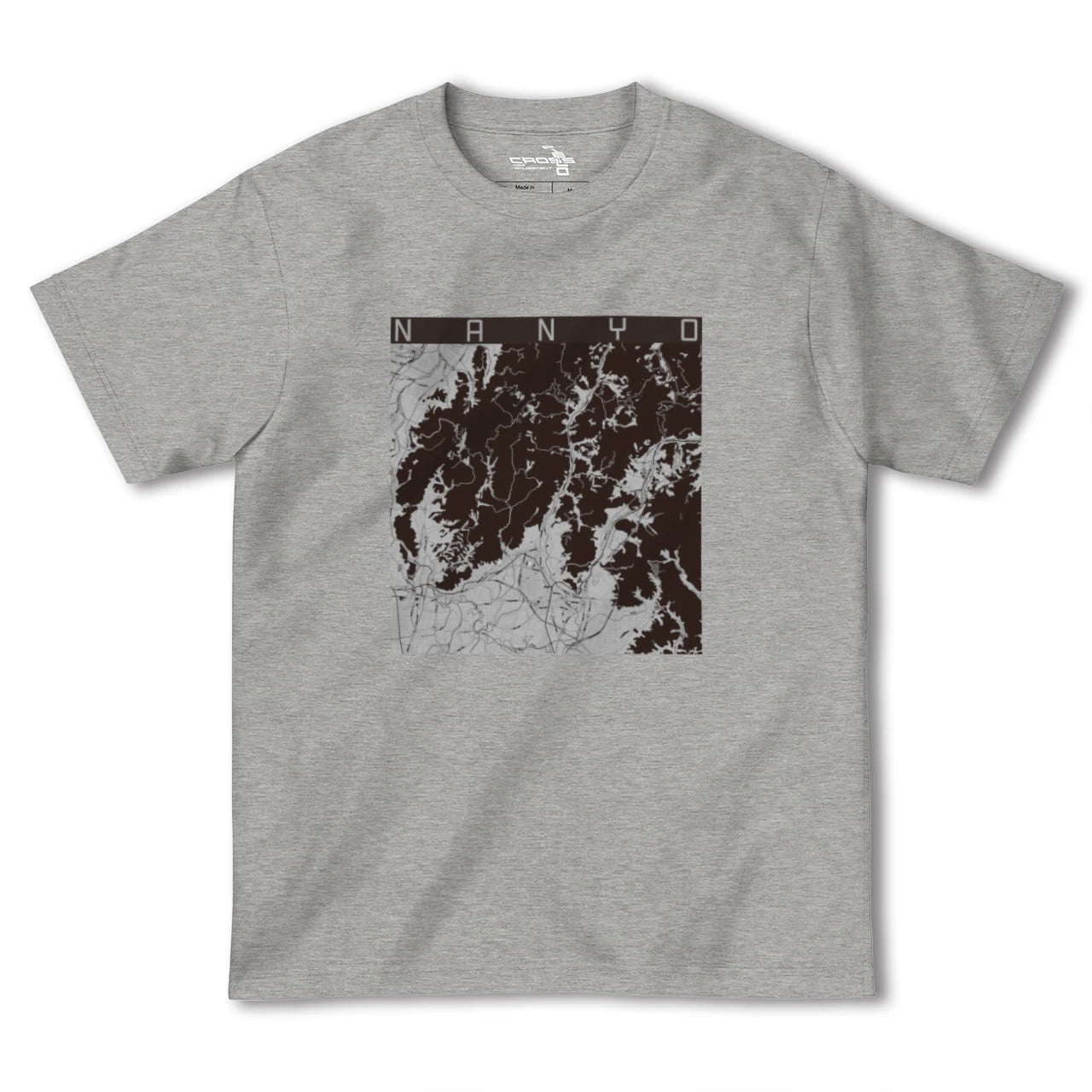 【南陽(山形県)】地図柄ヘビーウェイトTシャツ