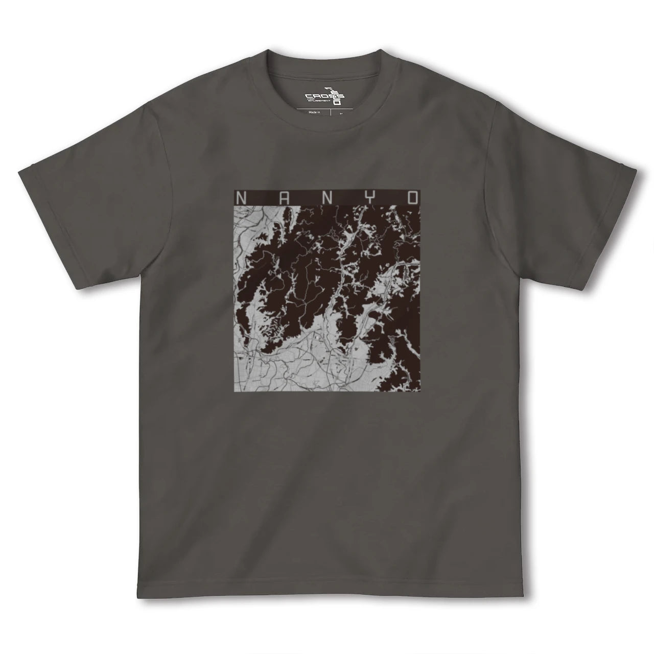 【南陽(山形県)】地図柄ヘビーウェイトTシャツ