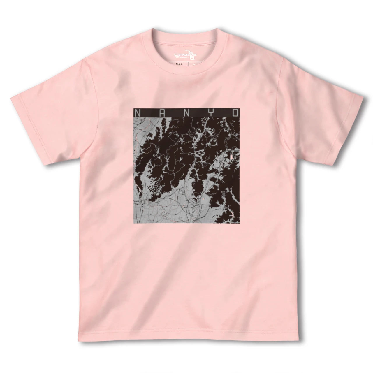 【南陽(山形県)】地図柄ヘビーウェイトTシャツ