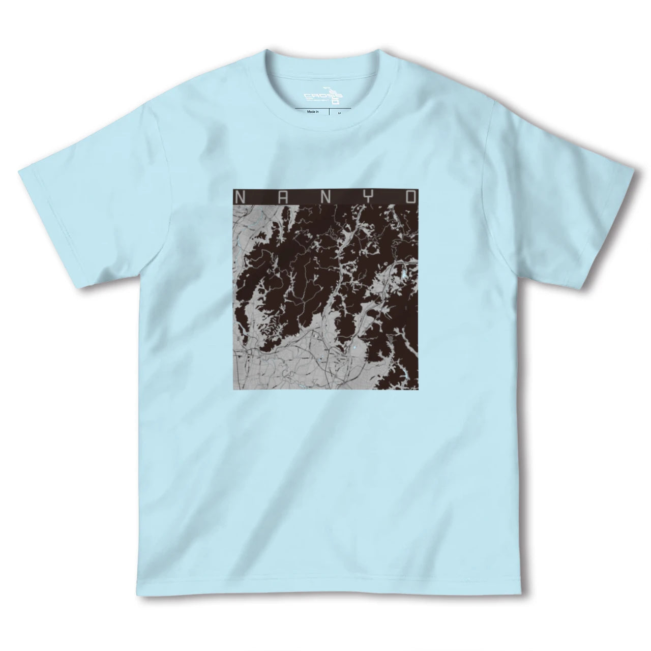 【南陽(山形県)】地図柄ヘビーウェイトTシャツ