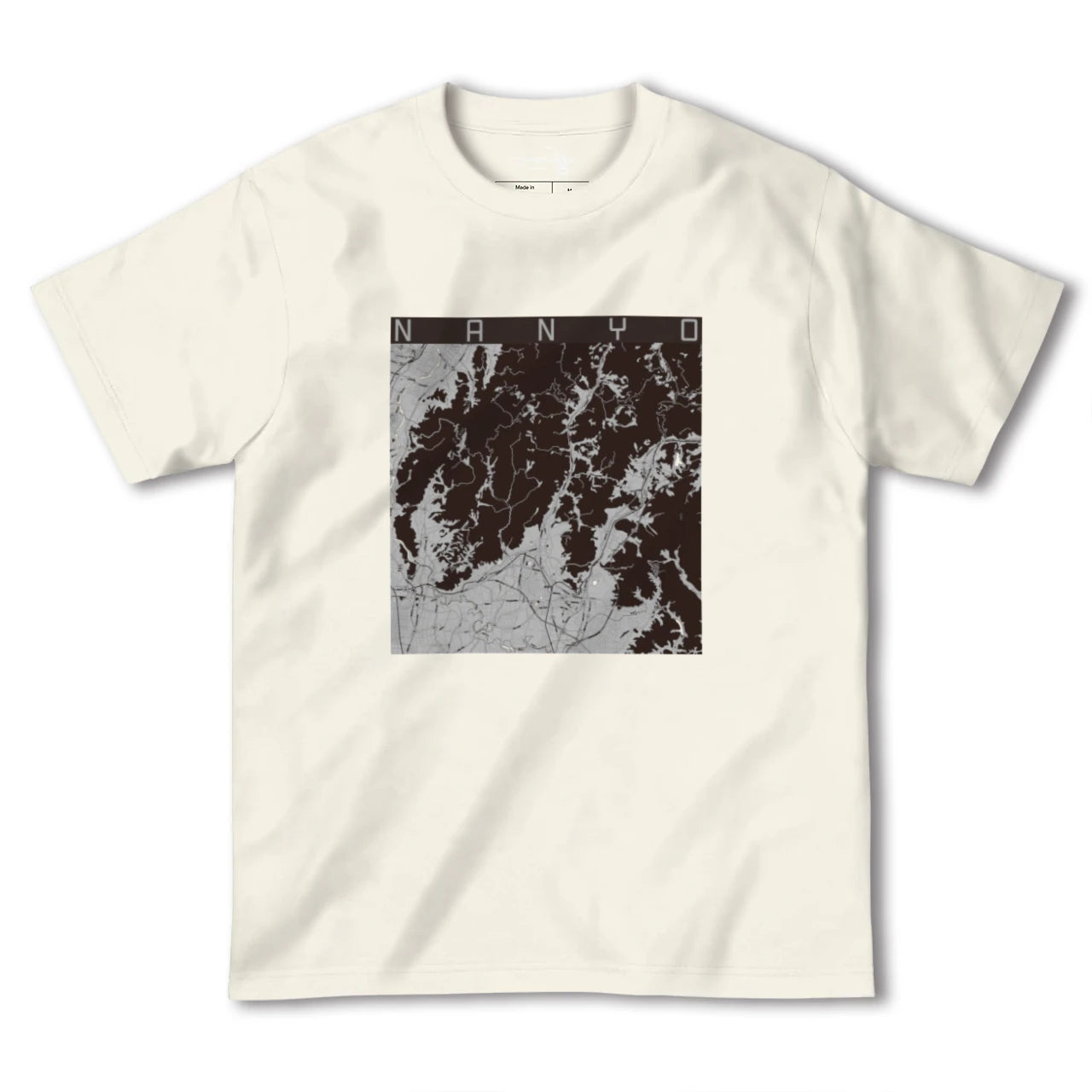 【南陽(山形県)】地図柄ヘビーウェイトTシャツ