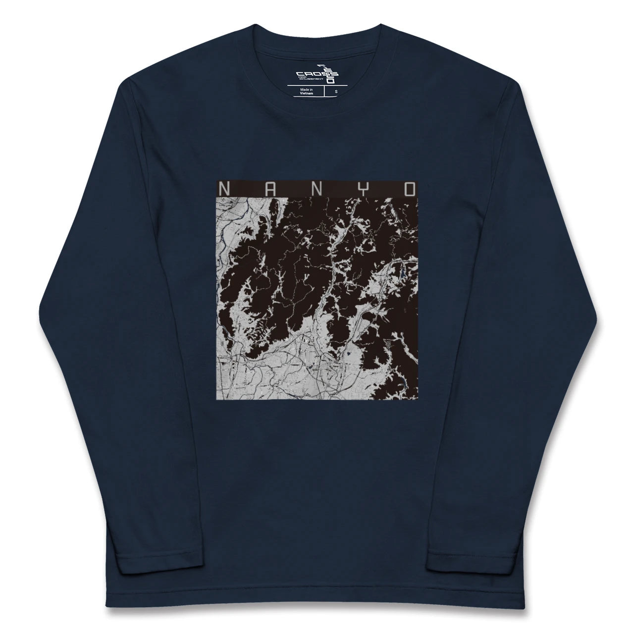 【南陽(山形県)】地図柄ロングスリーブTシャツ