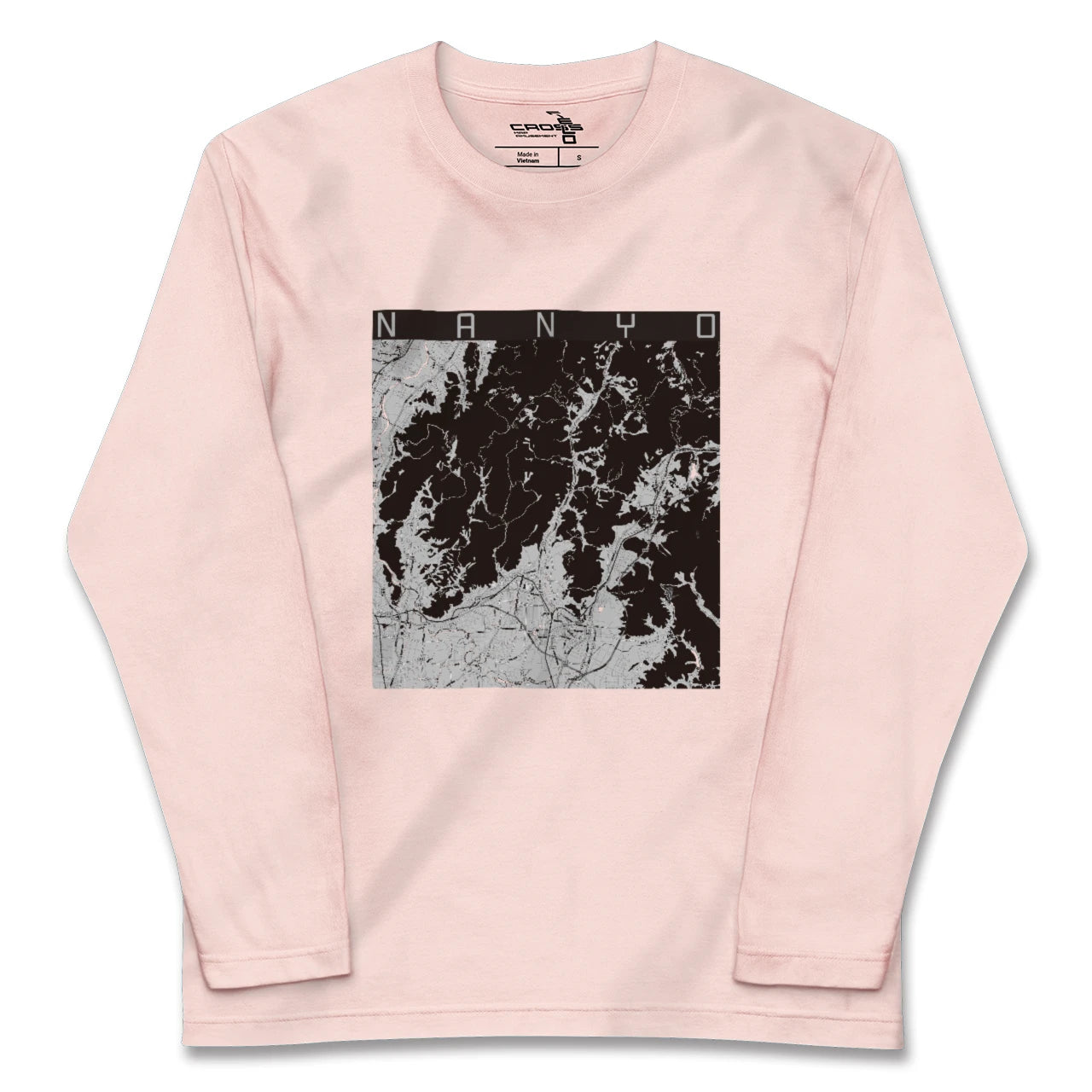 【南陽(山形県)】地図柄ロングスリーブTシャツ