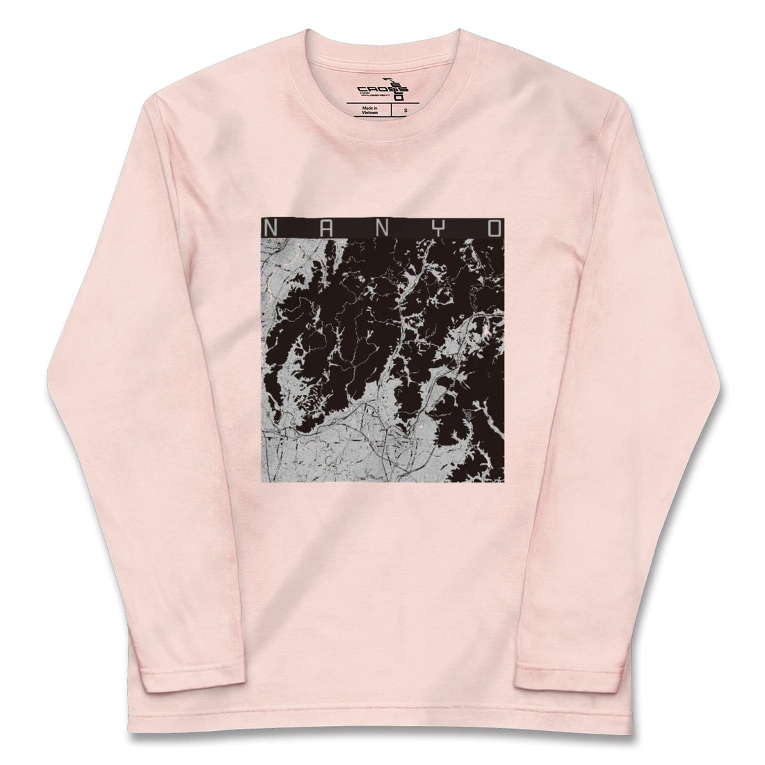 【南陽(山形県)】地図柄ロングスリーブTシャツ