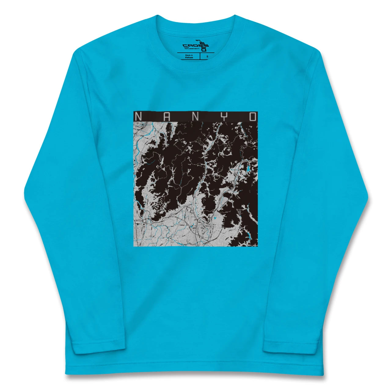 【南陽(山形県)】地図柄ロングスリーブTシャツ