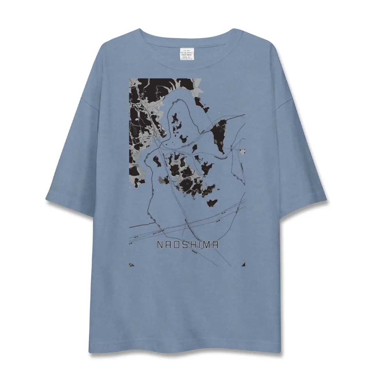 直島（香川県）】地図柄ビッグシルエットTシャツ – クロスフィールド