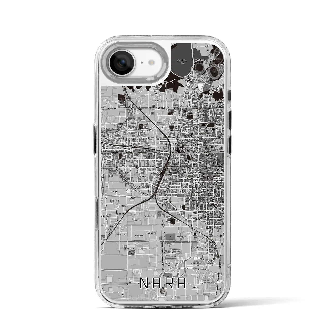 【奈良2(奈良県)】地図柄iPhoneケース(MagSafeタイプ)