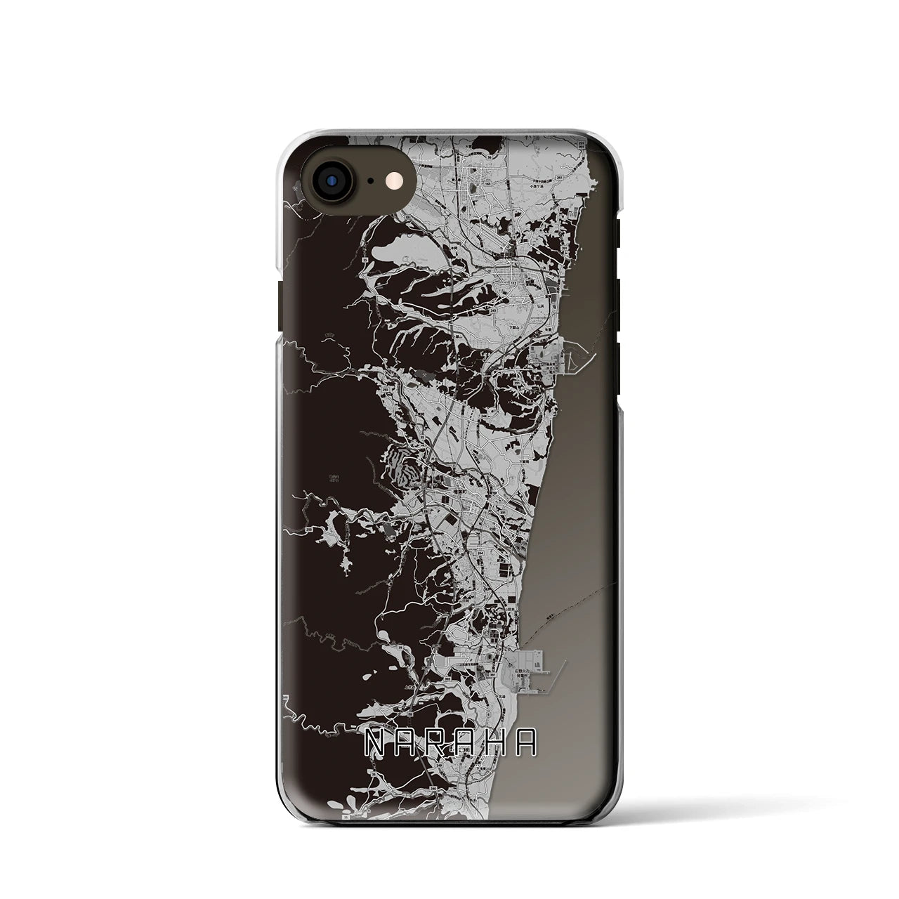 【楢葉(福島県)】地図柄iPhoneケース(クリアタイプ)