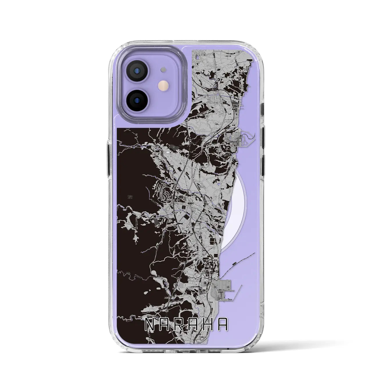 【楢葉(福島県)】地図柄iPhoneケース(MagSafeタイプ)