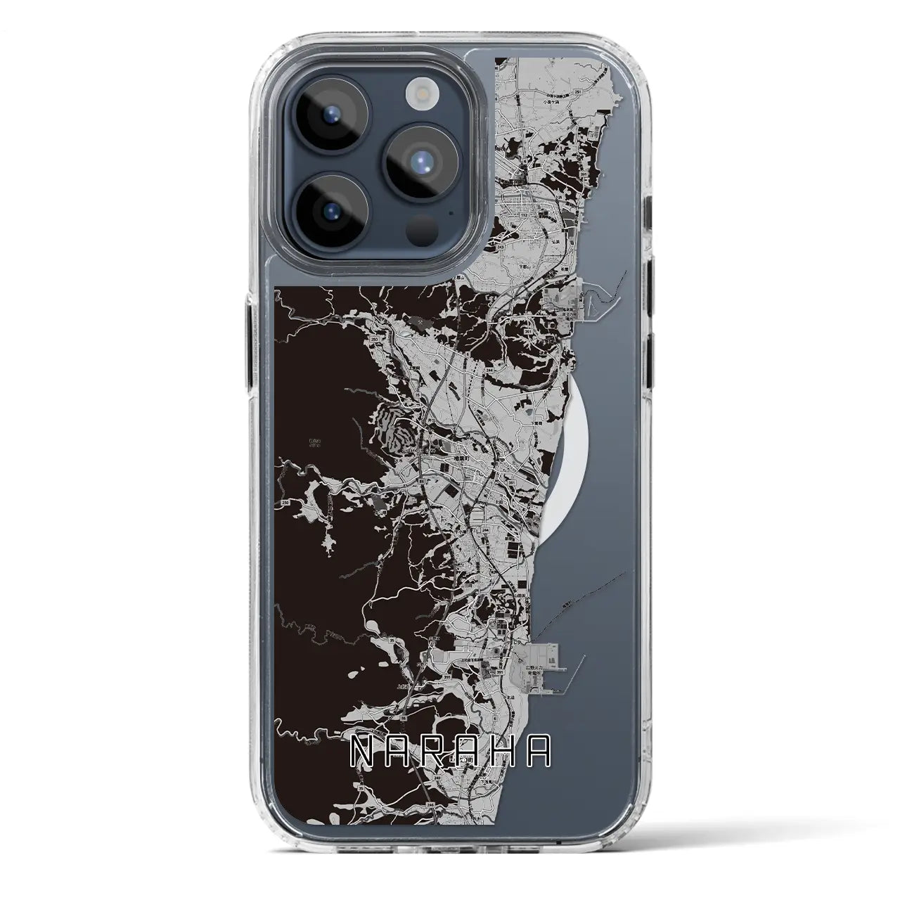 【楢葉(福島県)】地図柄iPhoneケース(MagSafeタイプ)