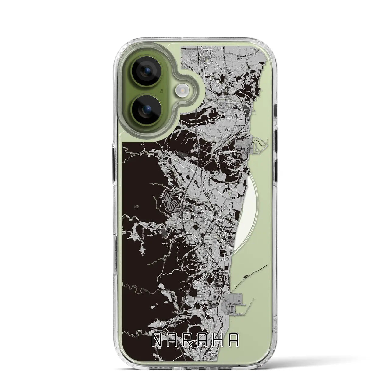 【楢葉(福島県)】地図柄iPhoneケース(MagSafeタイプ)