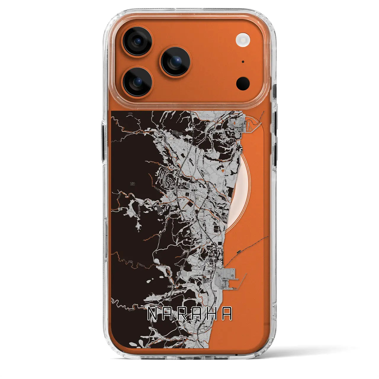 【楢葉(福島県)】地図柄iPhoneケース(MagSafeタイプ)