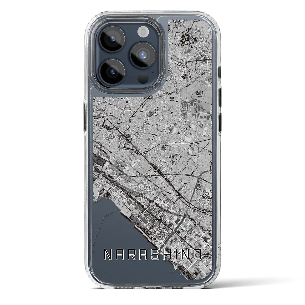 【習志野2(千葉県)】地図柄iPhoneケース(MagSafeタイプ)