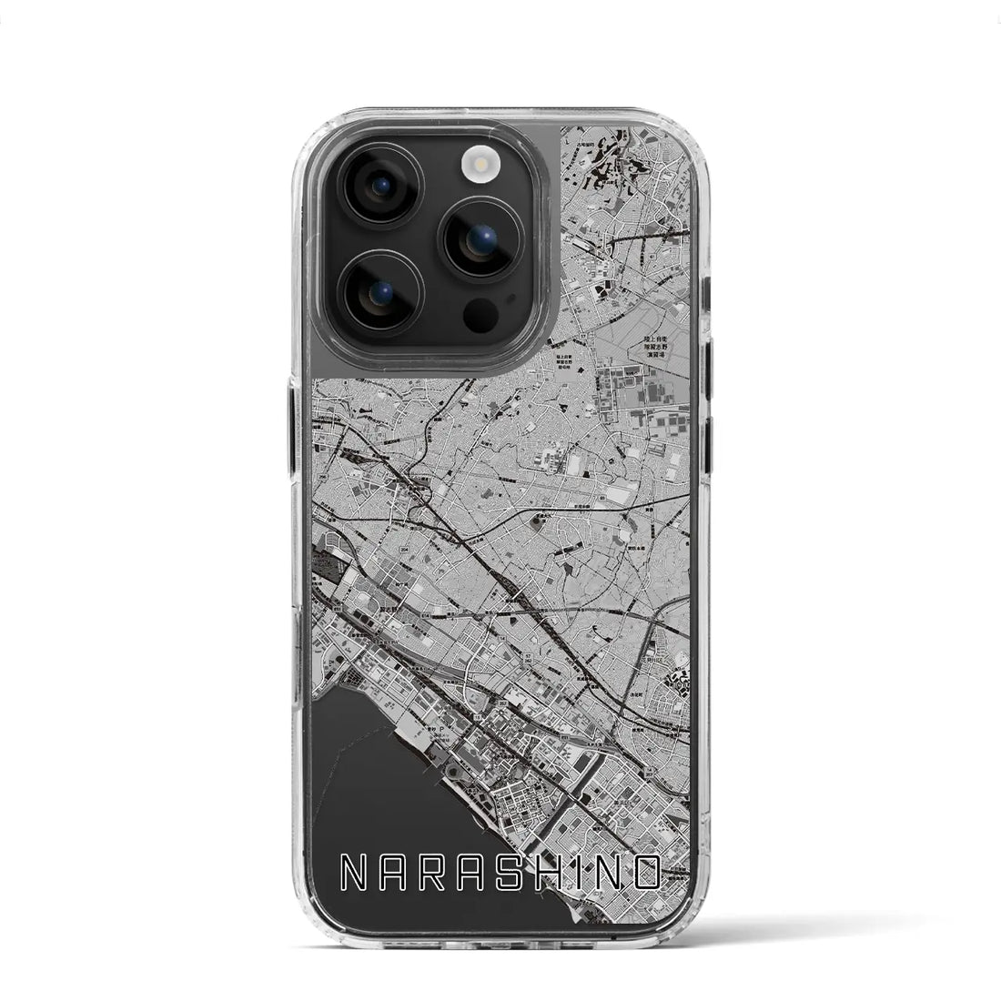 【習志野2(千葉県)】地図柄iPhoneケース(MagSafeタイプ)