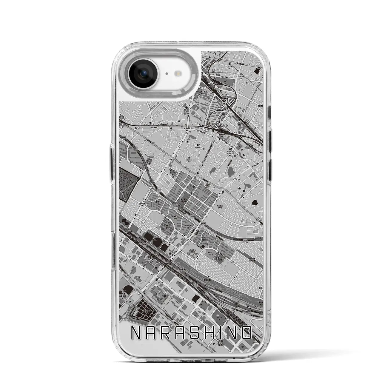 【習志野(千葉県)】地図柄iPhoneケース(MagSafeタイプ)