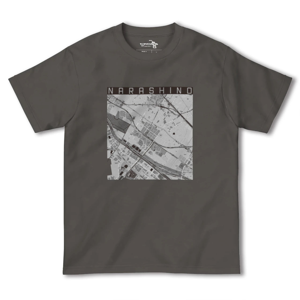 【習志野(千葉県)】地図柄ヘビーウェイトTシャツ
