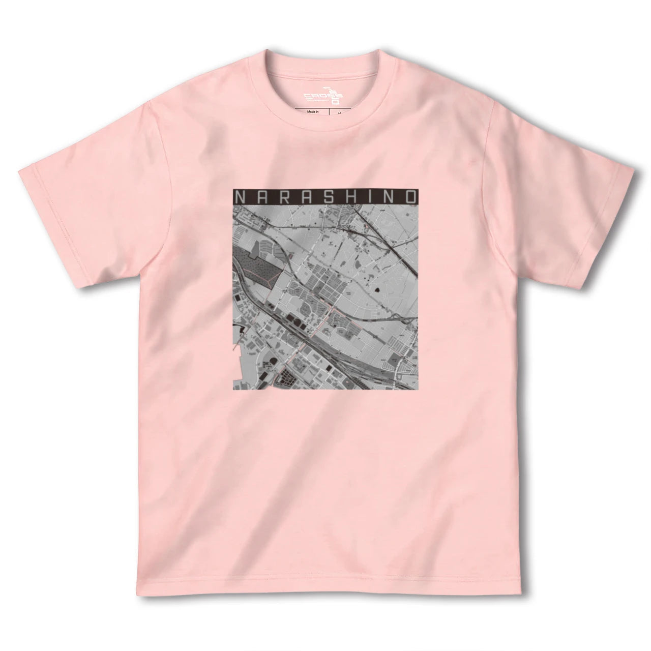 【習志野(千葉県)】地図柄ヘビーウェイトTシャツ