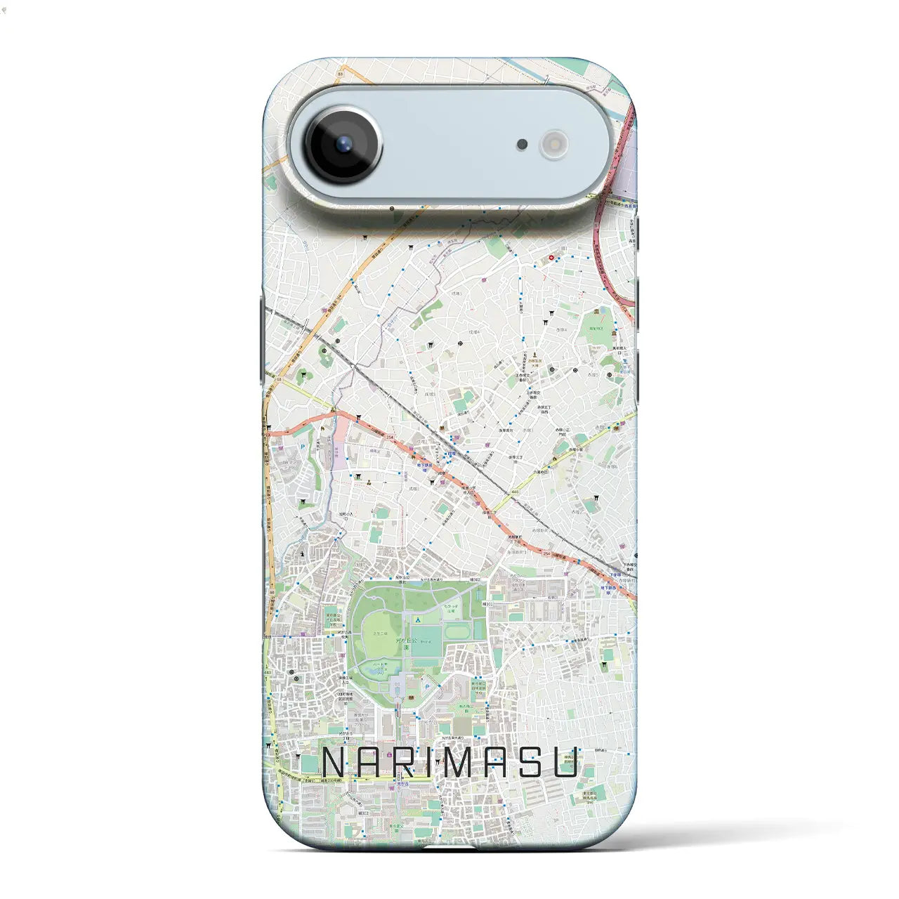 【成増(東京都)】地図柄iPhoneケース(バックカバータイプ)