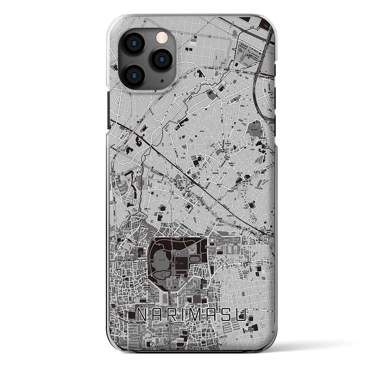 【成増(東京都)】地図柄iPhoneケース(クリアタイプ)