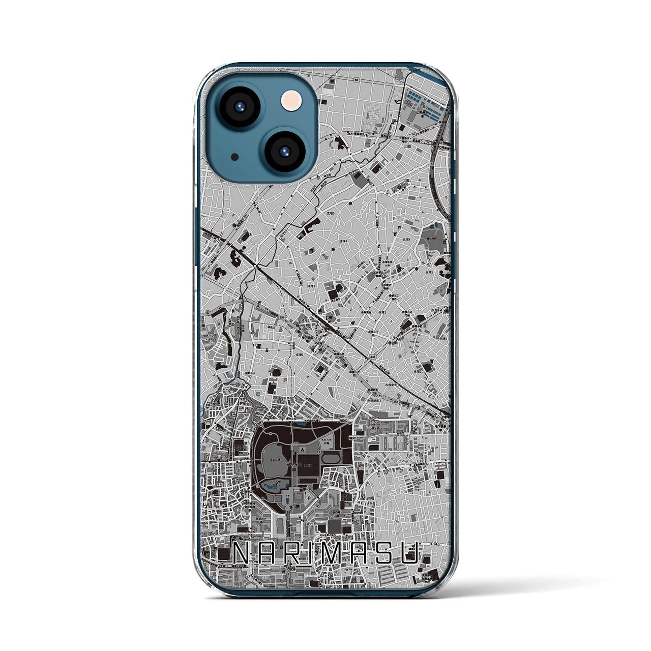 【成増(東京都)】地図柄iPhoneケース(クリアタイプ)