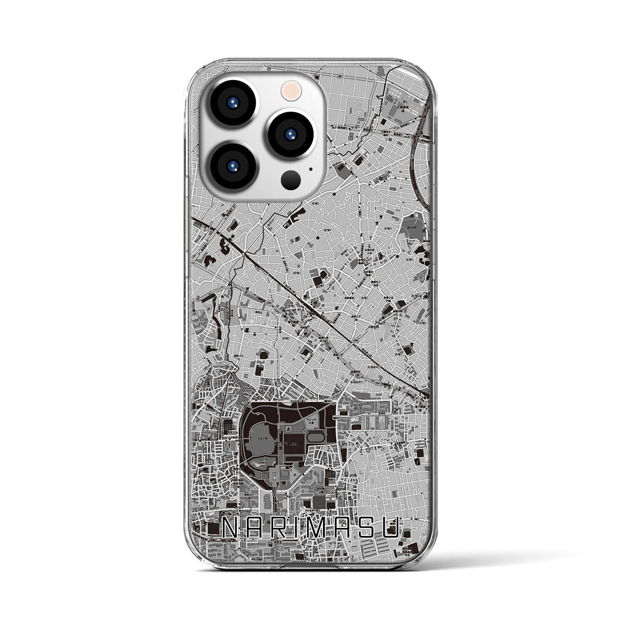 【成増(東京都)】地図柄iPhoneケース(クリアタイプ)
