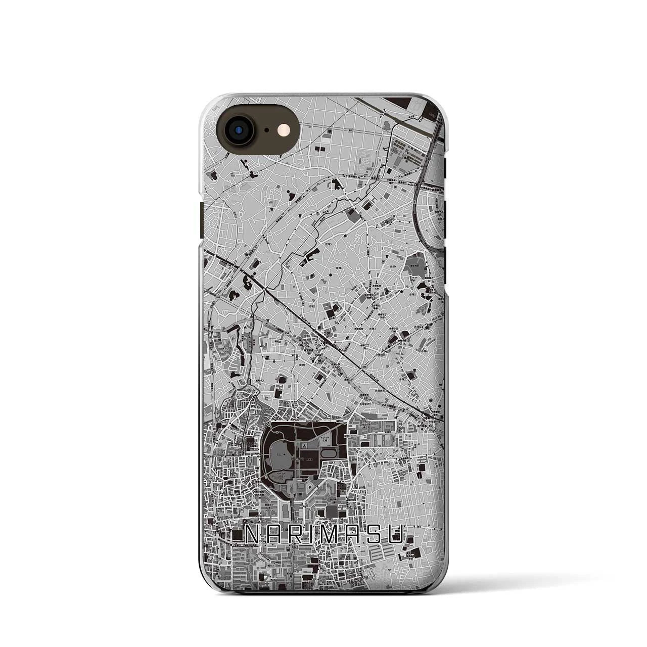 【成増(東京都)】地図柄iPhoneケース(クリアタイプ)