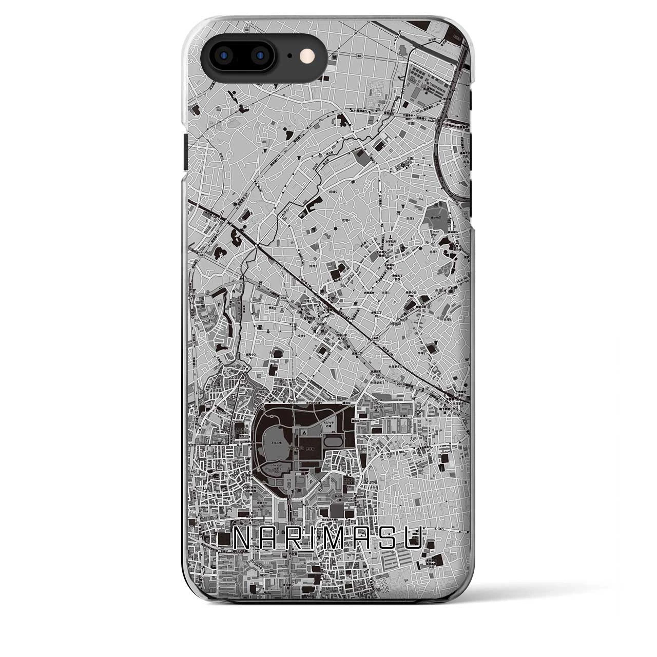 【成増(東京都)】地図柄iPhoneケース(クリアタイプ)