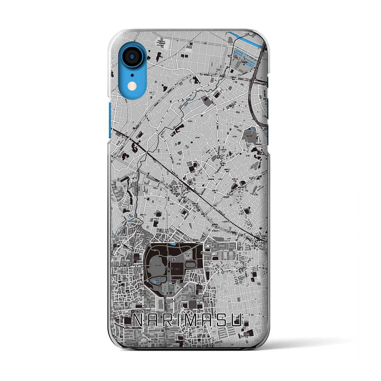 【成増(東京都)】地図柄iPhoneケース(クリアタイプ)