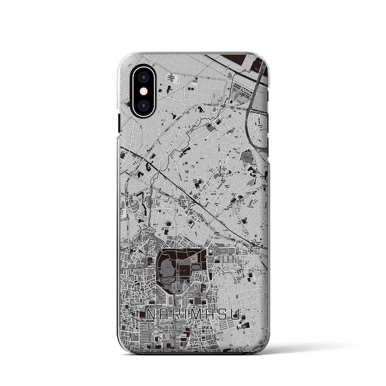 【成増(東京都)】地図柄iPhoneケース(クリアタイプ)